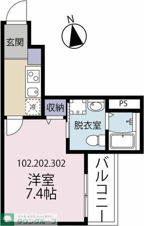 グランジュテ追浜パークテラスの物件間取画像